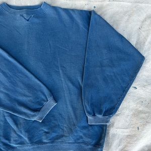 Vintage Champion Blue Crewneck | Unisex; Nice Fade, Great Textures, CLASSIC!